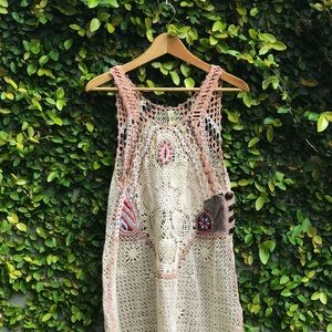 Crochet Mini Dress